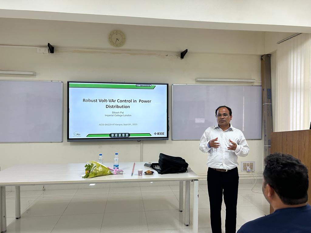 Prof. Pal's 5-day training at IIT Kanpur, attended by 33 engineers and Chief TNB Grid Operator Mr.Shan.