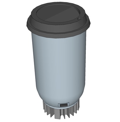 3D render of final concept design